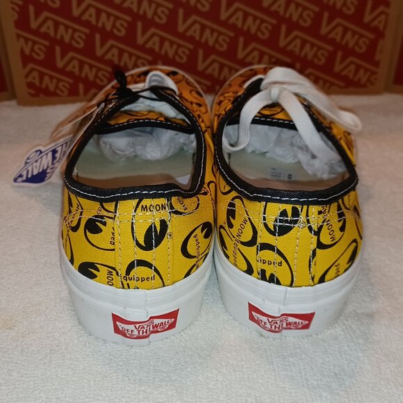 VANS X Mens 6.5/Womens 8 Mooneyes Authentic 44 DX Unisex Anaheim Factory Yellow - Picture 6 of 12